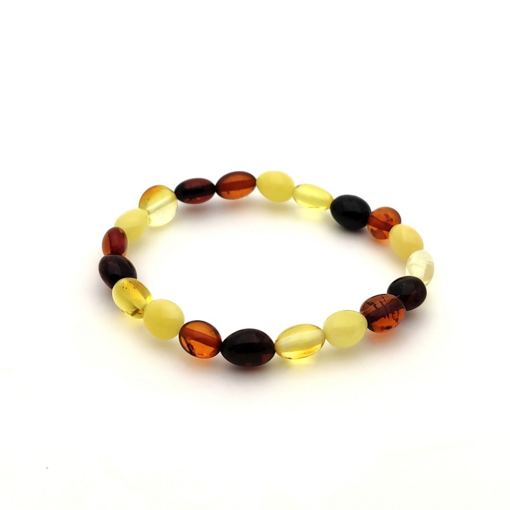 Браслет "Сливка" янтарь